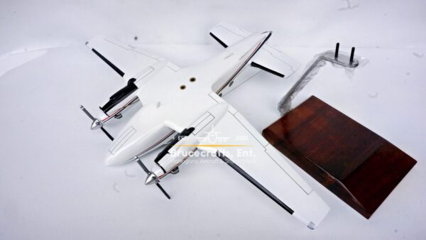 Model of Beechcraft King Air C90 with detailed craftsmanship.